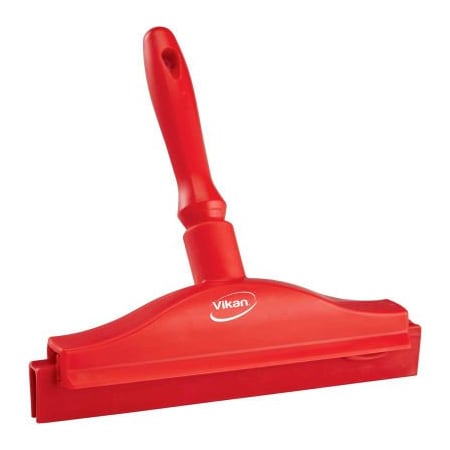 Remco Vikan 10in Double Blade Ultra Hygiene Squeegee, Red 77114